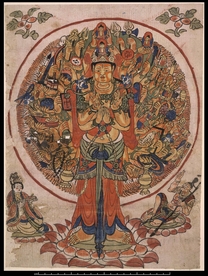 敦煌风格绘画图案