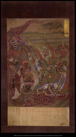 敦煌风格绘画图案