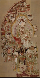 敦煌风格绘画图案