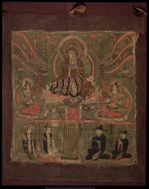 敦煌风格绘画图案