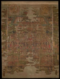 敦煌风格绘画图案