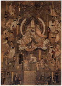 敦煌风格绘画图案