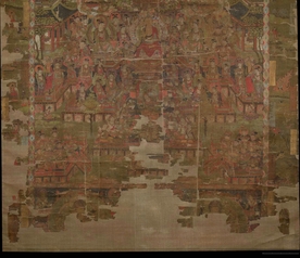 敦煌风格绘画图案