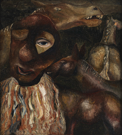 弗洛伊德抽象人物绘画