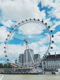 摩天轮天空眼图片