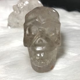 水晶 茶晶 头骨