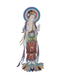 敦煌风格菩萨画像