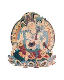 敦煌风格菩萨画像