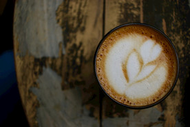 咖啡拉花咖啡图片