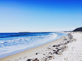 沙滩海岸唯美图片