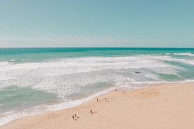 沙滩海岸唯美图片