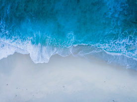 沙滩海岸唯美图片