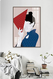 北欧风简约抽象艺术装饰画