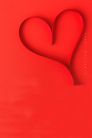 红色爱心背景