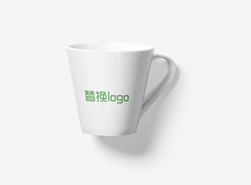 白色马克杯样机