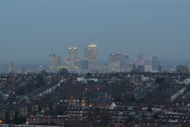 伦敦金丝雀码头风景