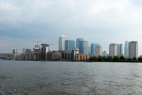 伦敦金丝雀码头风景