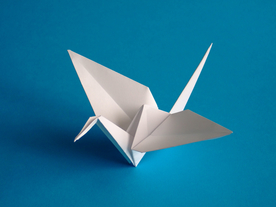 纸鹤折纸剪纸叠纸趣味图片