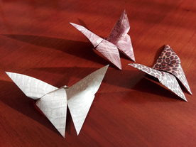 纸鹤折纸剪纸叠纸趣味图片