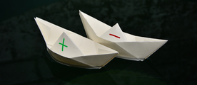 纸船折纸剪纸叠纸趣味图片