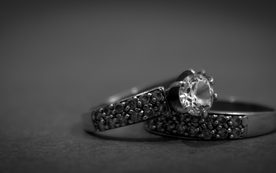 爱情戒指金戒银戒图片