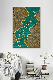 北欧风简约抽象艺术装饰画