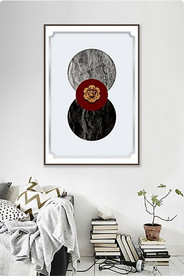 北欧风简约抽象艺术装饰画