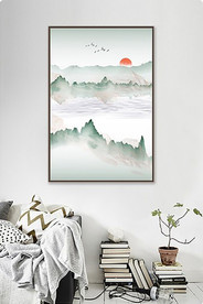 北欧风简约抽象艺术装饰画