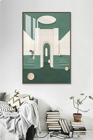 北欧风简约抽象艺术装饰画