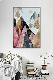 北欧风简约抽象艺术装饰画
