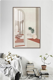 北欧风简约抽象艺术装饰画