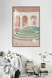 北欧风简约抽象艺术装