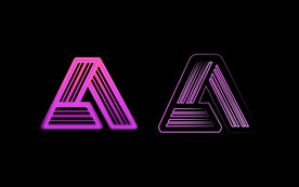 字母Aa 简约 赛车 运动