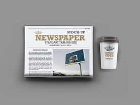 报纸展示效果图样机
