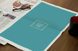 报纸展示效果图样机