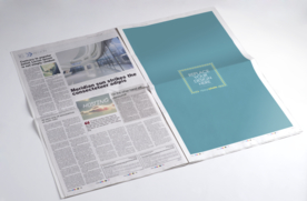 报纸展示效果图样机