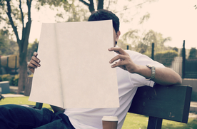 报纸展示效果图样机