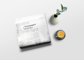 报纸展示效果图样机