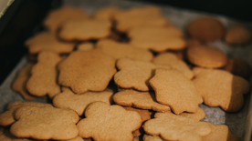 姜饼烘焙甜品图片