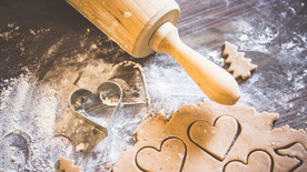 姜饼烘焙甜品图片