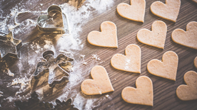 姜饼烘焙甜品图片