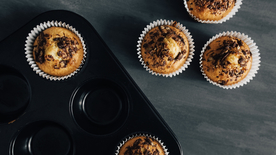 松饼烘焙色甜品图片