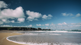 沙滩海岸唯美图片