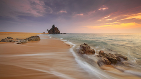 沙滩海岸唯美图片