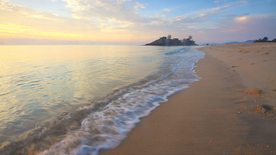 沙滩海岸唯美图片