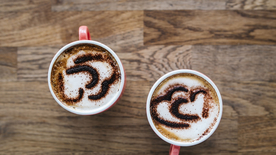 咖啡拉花咖啡图片