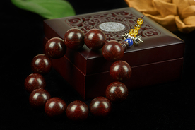 小叶紫檀手串手链图片