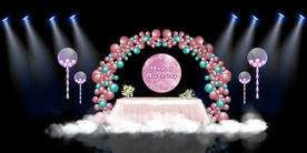 水彩风生日背景设计