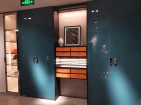 酒柜 书柜  橙色  鞋柜