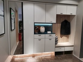 鞋柜  展示柜 白色 书柜 蓝